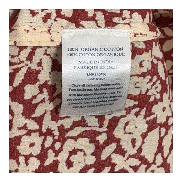 Faherty Carmel Dress-Spice Sunrise Floral NWOT - Picture 10 of 11